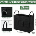 Grow Bags Breathable Potato Growing Container with Handles Vegetable Growing Bags for Home Garden Backyard Terrace Courtyard Zpaxo China Mainland A