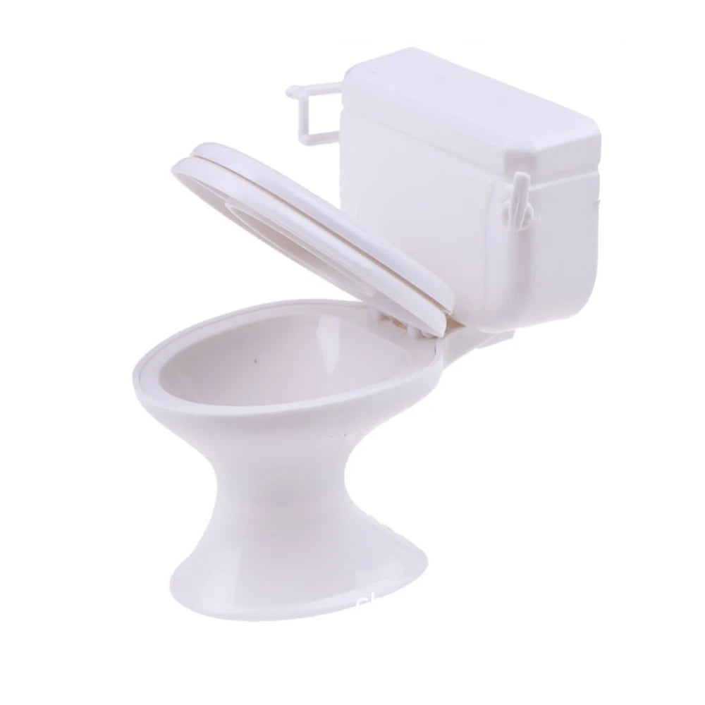 1:12 Scale Miniature Toilet – Dollhouse Bathroom Furniture