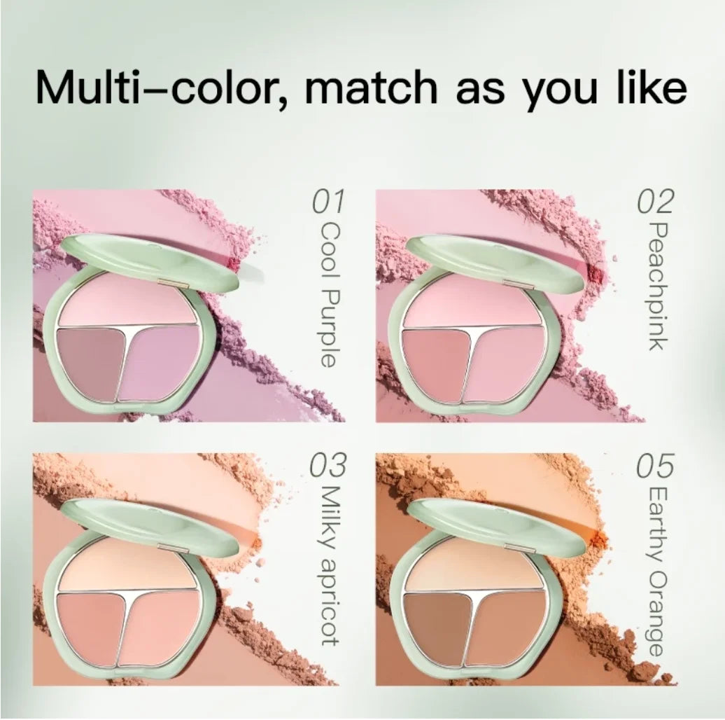 TIMAGE Vigorous Flowing Jade Rouge Palette Cheek Natural Makeup Zpaxo