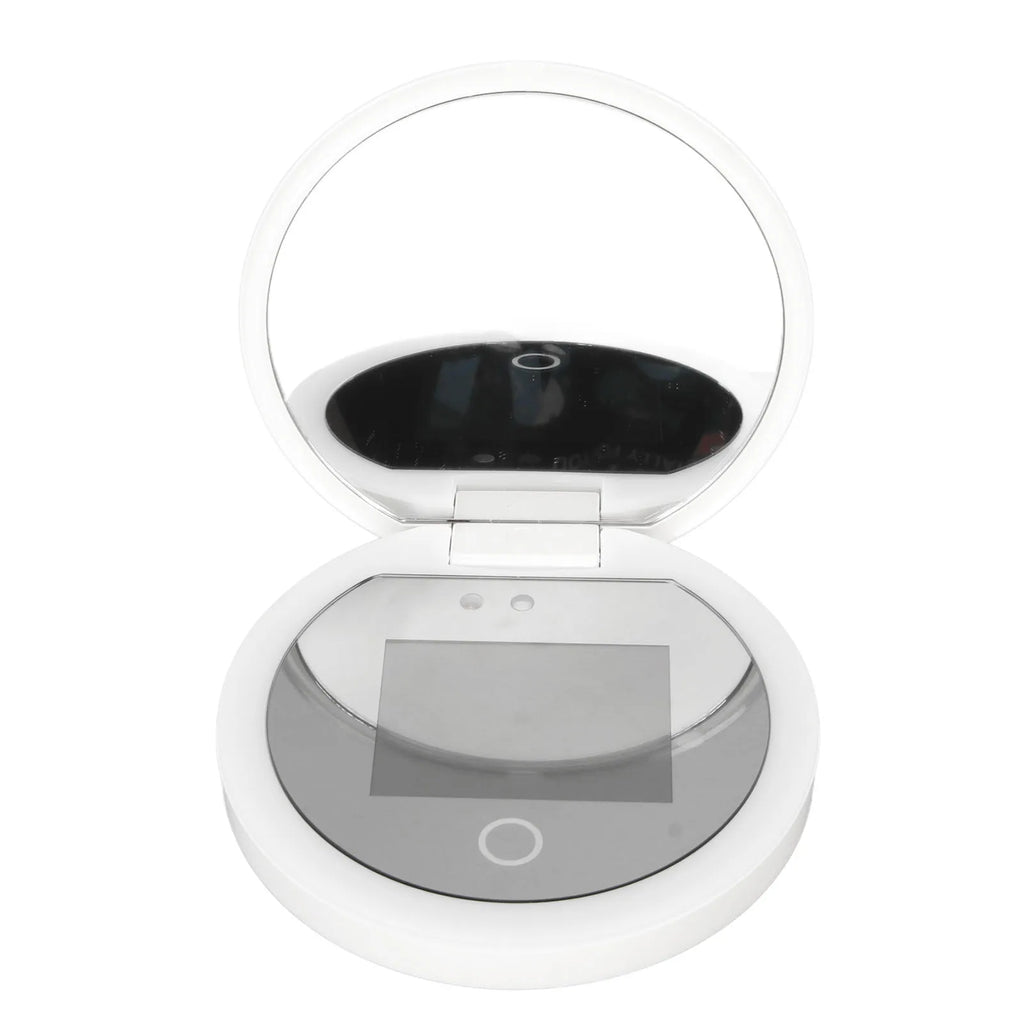 UV Mirror Sunscreen Testing Camera Light 2X Magnification Travel