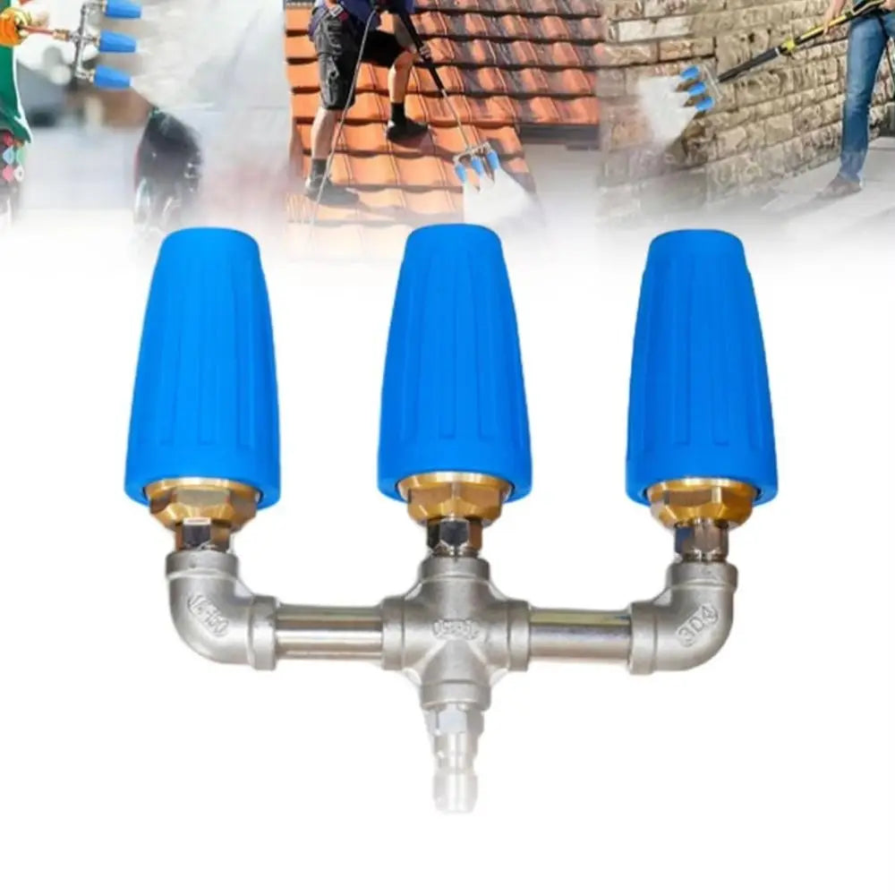 360-Degree Rotation Pressure Washer Nozzles 1 Quick Connector 4000 Zpaxo