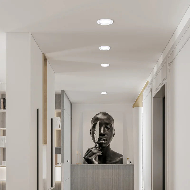 Dimmable LED Recessed Downlight 3 Colours AC220V | SHINEKNOT