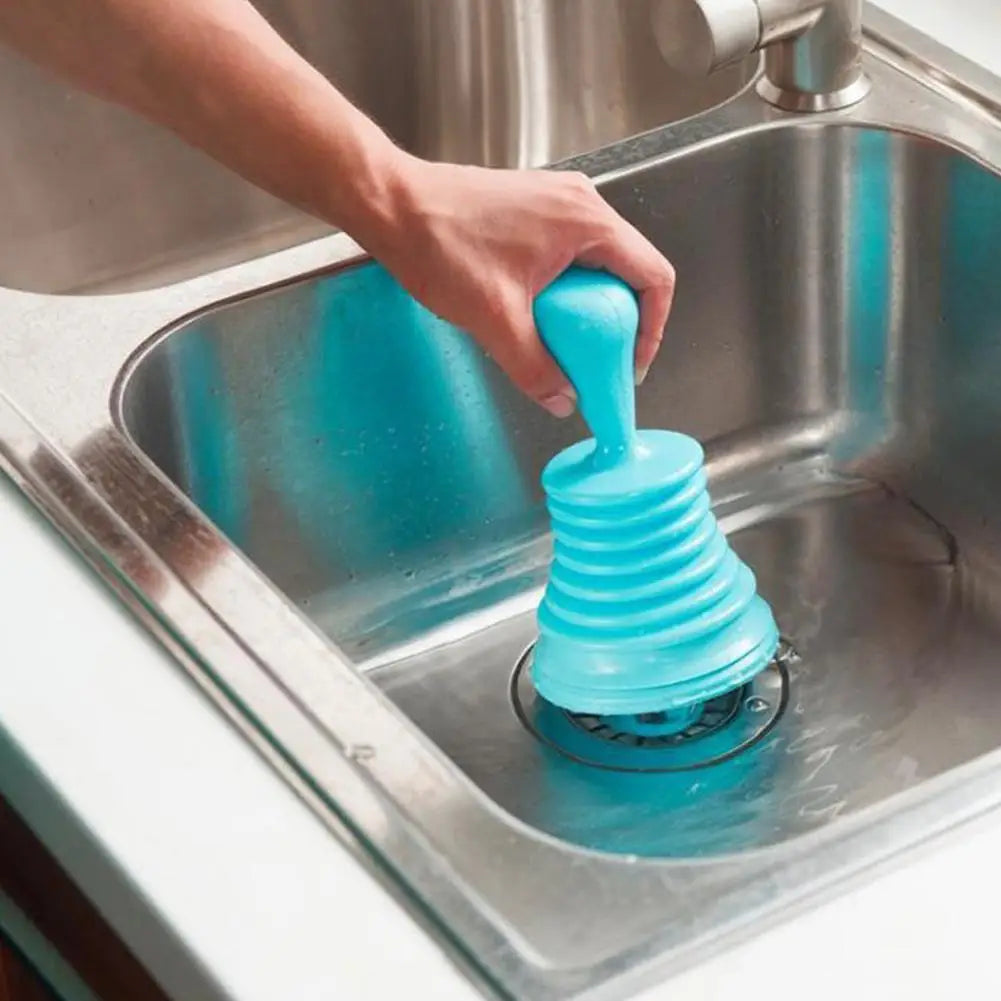 Heavy-Duty Bellows Toilet & Sink Drain Plunger | Clog Remover Drain Plunger Tool Zpaxo