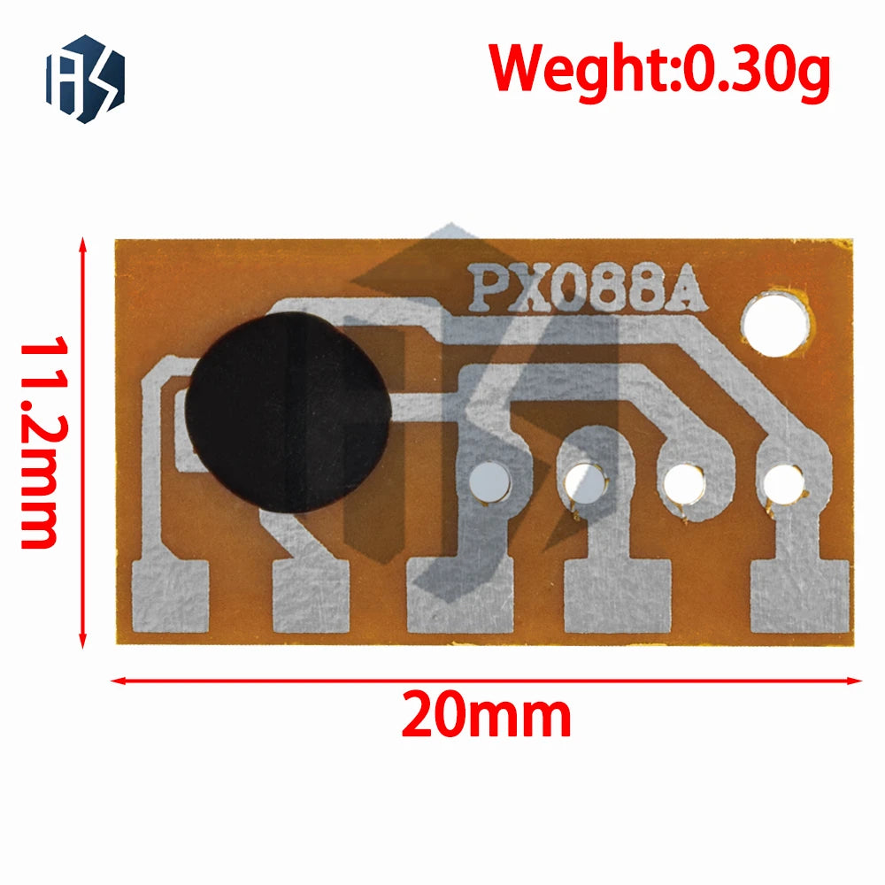 Linger Ring Dingdang IC Powered Up Play Christmas Music Chip HS088 Zpaxo