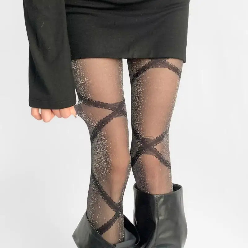Fashion Semi Sheer Tights Thin Stretch Fit Slimming Sexy Pantyhose Zpaxo One Size A1