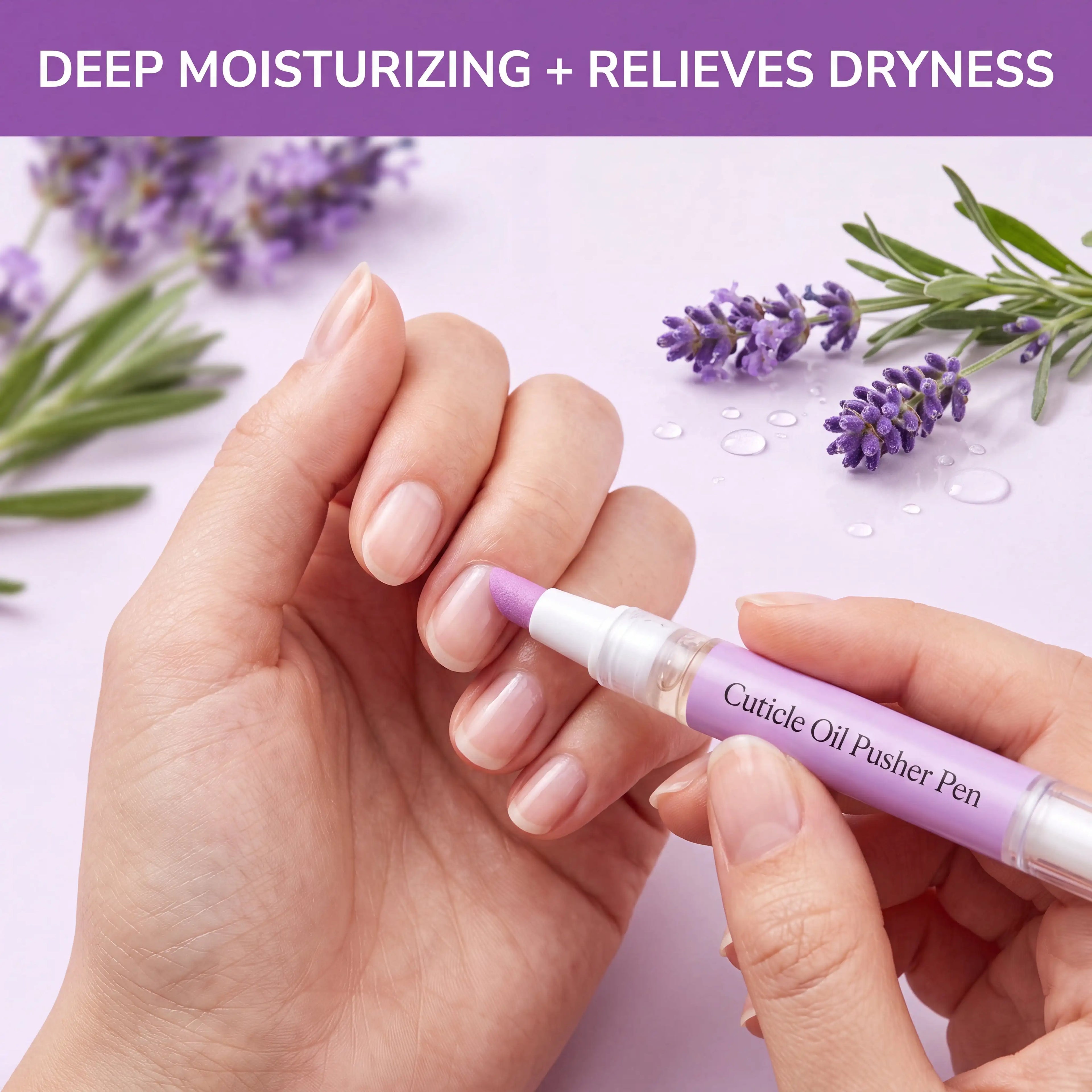 1/2/3/4 Pcs Portable Cuticle Care Pen Mild Nail Nourishing Lavender Scented Long Lasting Moisturization Hand Care Product 2ml Zpaxo