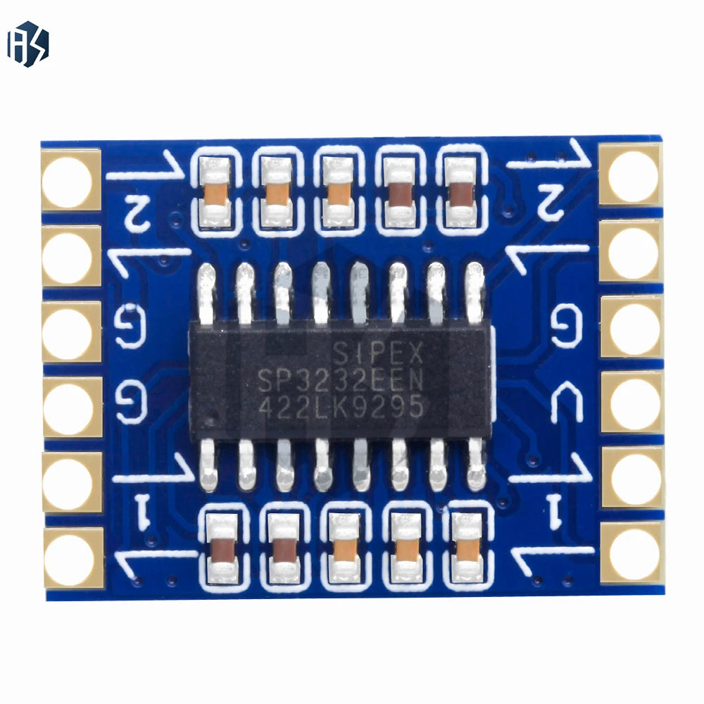 SP3232 RS232-TTL Converter Module: 3V-5.5V Bidirectional Serial Adapter for Arduino-Compatible Zpaxo