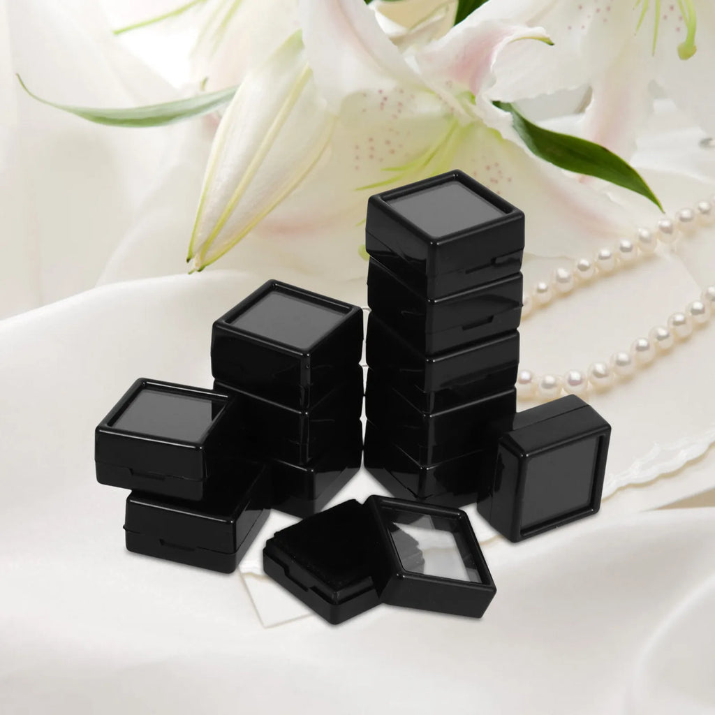 Transparent Jewelry Box Gemstone Display Boxes Small Acrylic