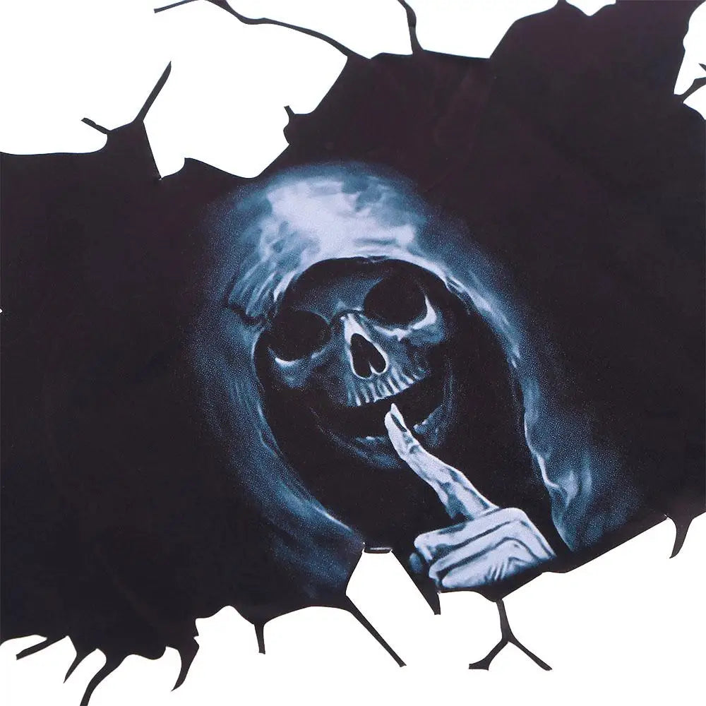 Accessories Skeleton Skull Sticker Decor Party Car Window Pull Fuel Zpaxo