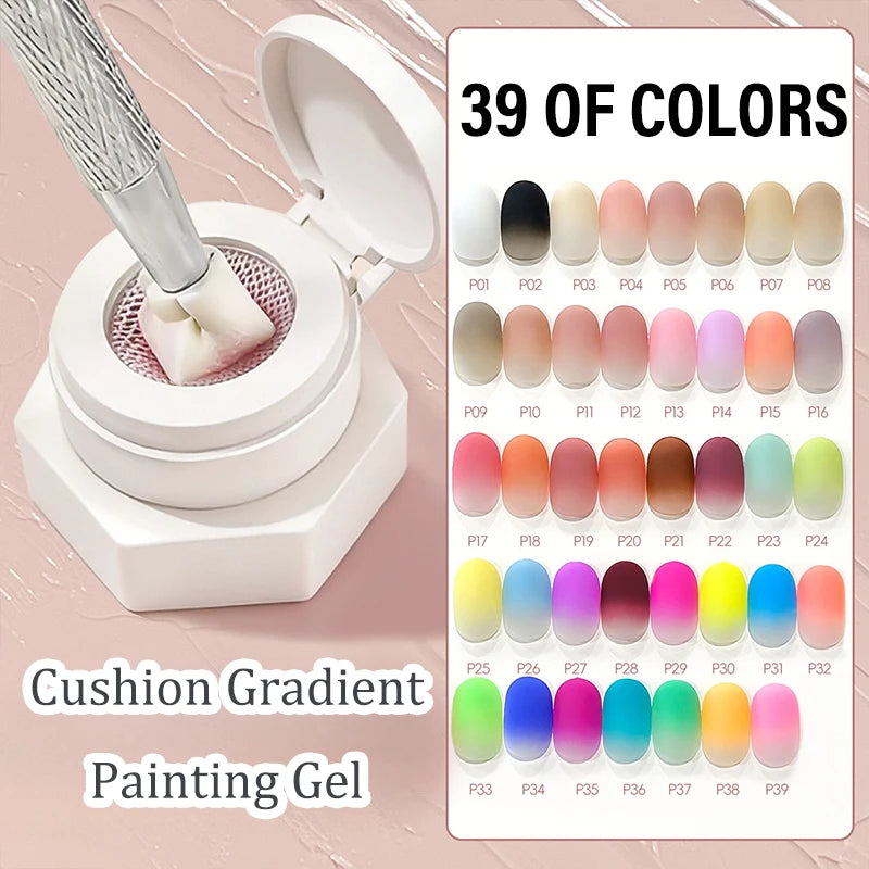 Nail Air Cushion Patting Gel No Wash Saturation Solid Gradient Zpaxo