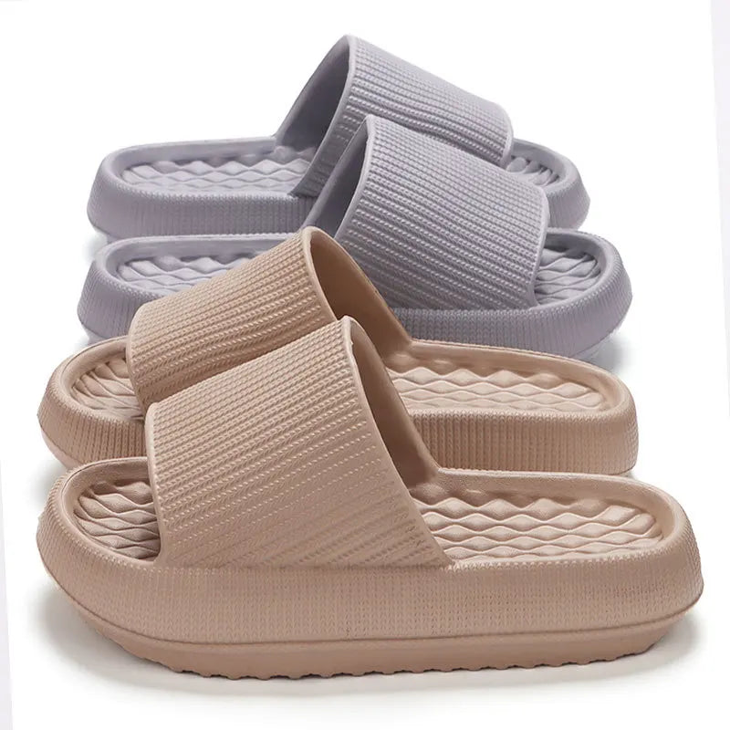 EVA Soft Sole Pillow Slides Summer Beach Flip Flops Women Non Slip