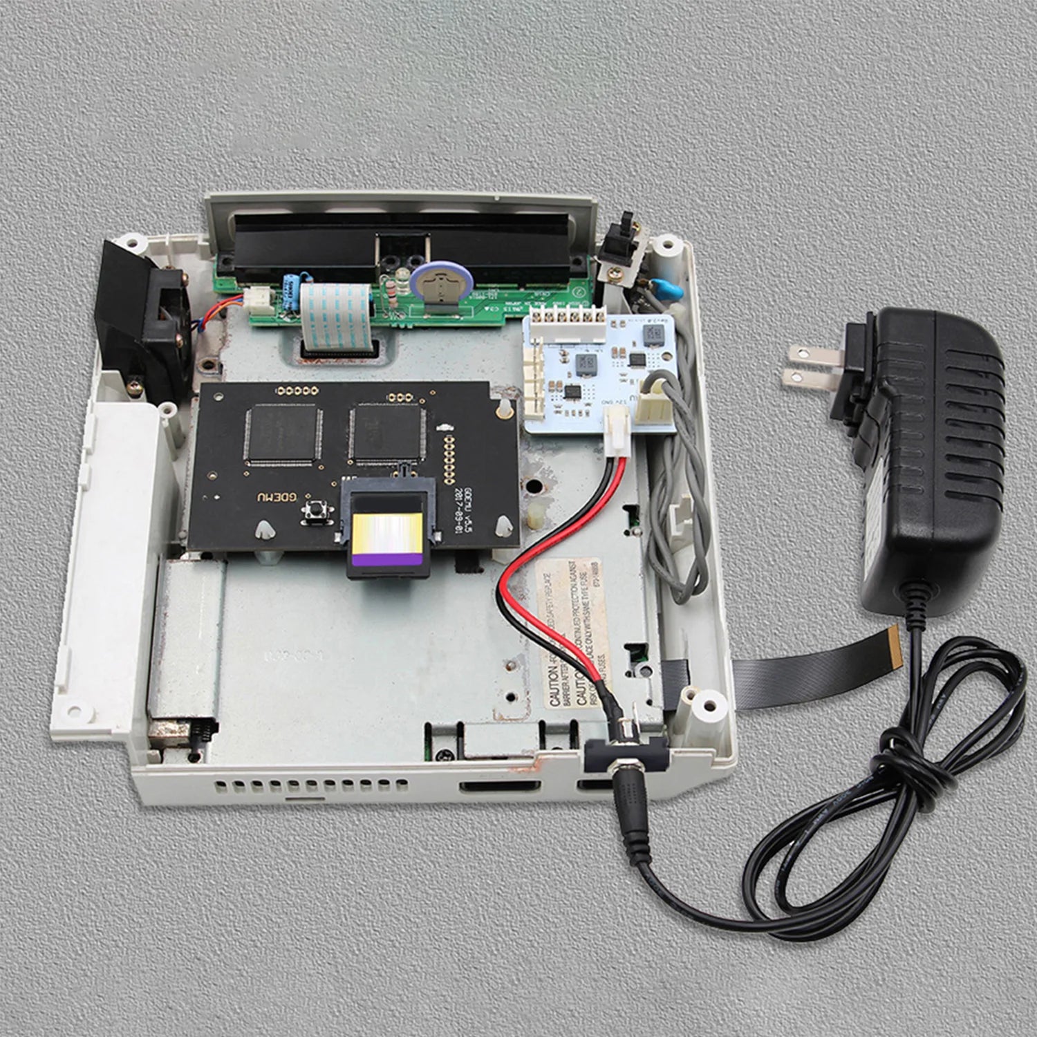 For DreamPSU Rev2.0 12V AC 100-240V Replacement Power Supply Board + AC Adapter With US UK EU AU Plug for SEGA Dreamcast Console Zpaxo