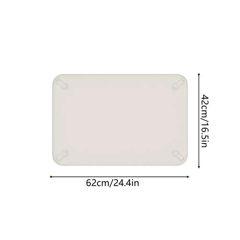 Silicone Dog Pee Pad Holder – Leak-Proof Puppy Potty Tray Puppy Potty Tray Zpaxo M White