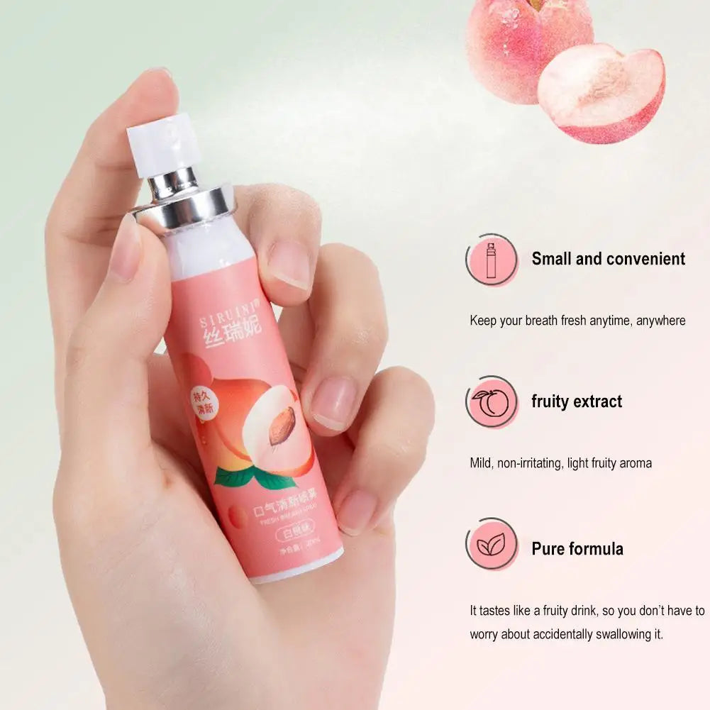 Fruity Breath Freshener Spray – Lychee & Watermelon, 20ml Breath Freshener Spray Zpaxo