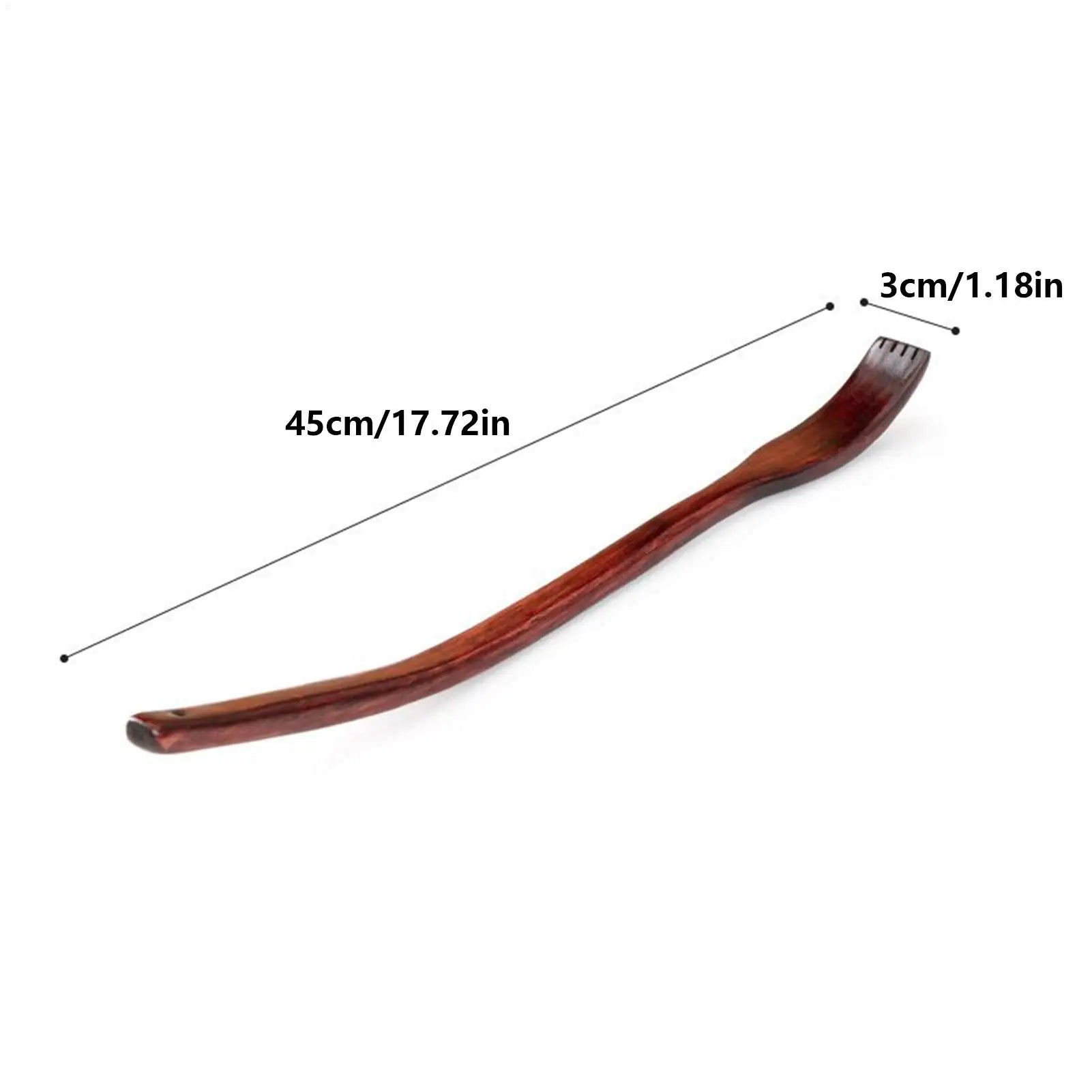 Wooden Back Scratchers Long Handle Back Scratchers Ergonomic Beech Wood Massager Tool with Extended Curved Handle for Easter Zpaxo