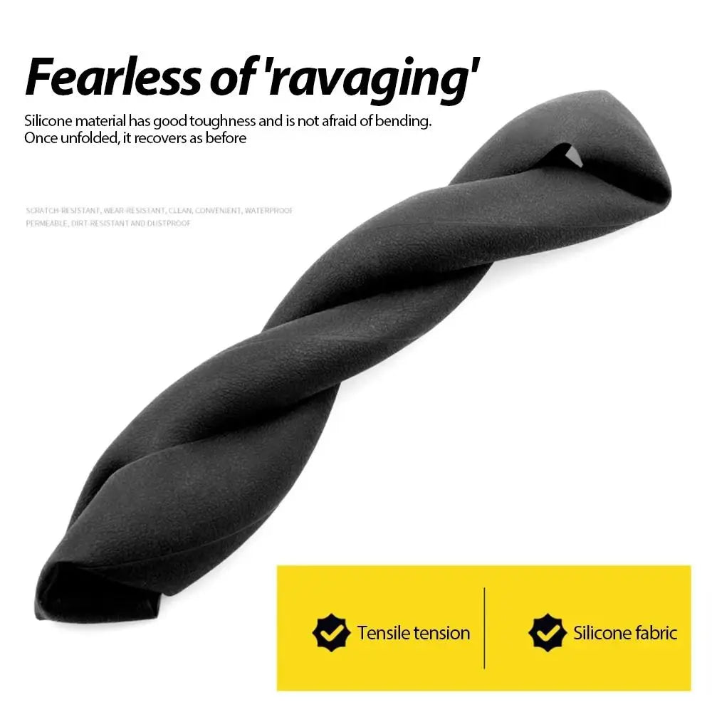 Ultra-thin Silicone Car Steering Wheel Cover Anti-slip Texture Soft Zpaxo