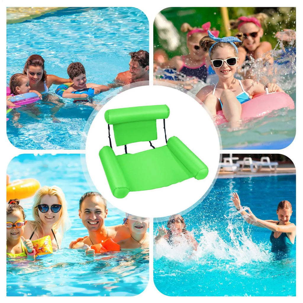 Pool Floating Chair Portable Heavy Duty Adjustable Thickened Lounge Zpaxo