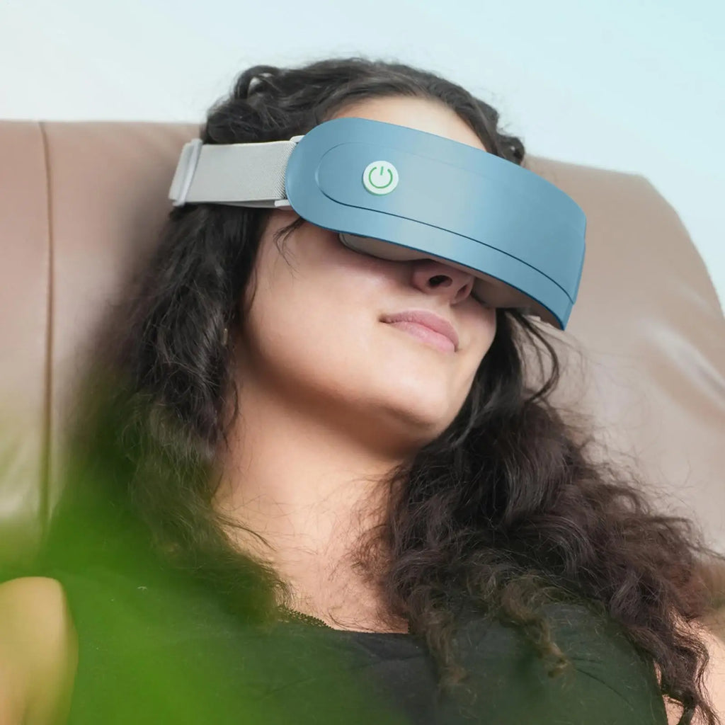 Wearable Eye Massager – 4 Modes, Vibration & Music | Portable Eye Massager Zpaxo