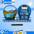 TFT Display LCD Module Round RGB 160 GC9A01 Driver 8PIN SPI Interface Zpaxo Default Title
