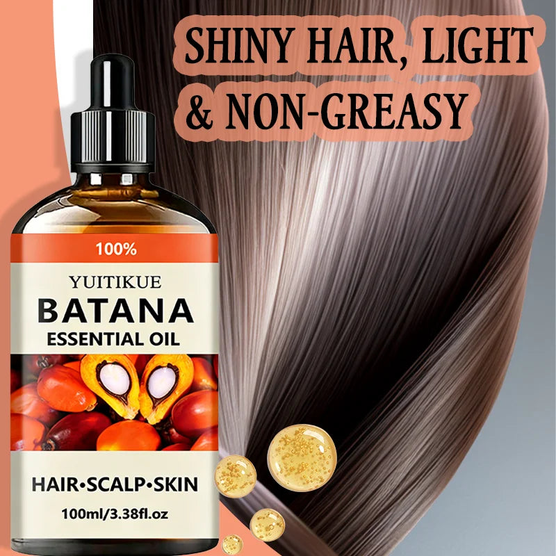 YUITIKUE Batana Hair Oil – Frizz Control, Shine & Nourishment Batana Hair Oil Zpaxo