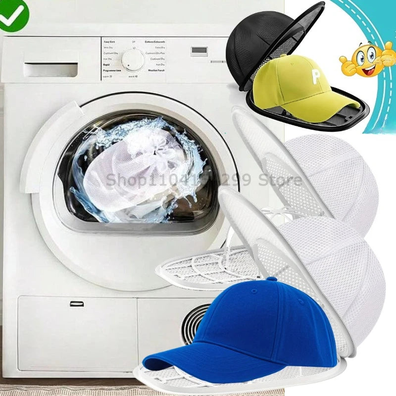 Baseball Cap Hat Washer Laundry Bag Household Products, Laundry Accessories, Anti Deformation Hat Protection Frame, Sturdy Frame Zpaxo