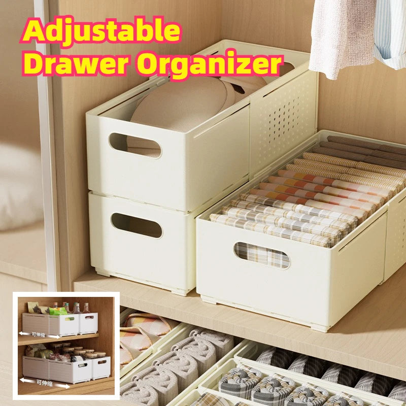 Versatile Clothing Storage Bag Large Makeup Organizer Box Bedroom Kitchen Office Essentials for Storing Small Things Zpaxo