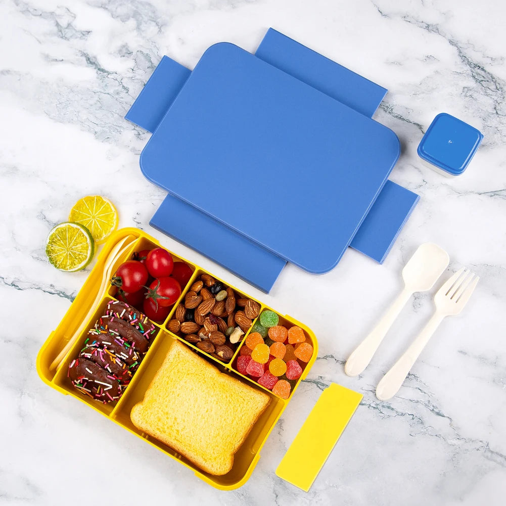 1330ml Bento Lunch Box – 6-Compartment Leakproof Food Container Bento Lunch Box Zpaxo