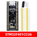 STM32F401 Development Board V3.0 STM32F401CCU6 STM32F411CEU6 STM32F4 Learning Board 84Mhz 96KB RAM 512KB/100Mhz 128KB RAM 512KB Zpaxo STM32F401 black