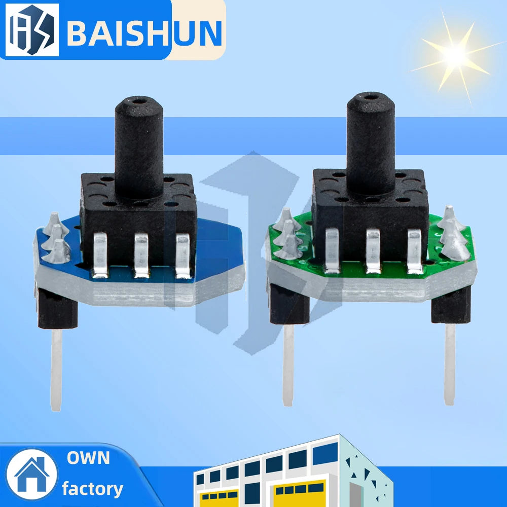 XGZP040 Air Pressure Sensor Module: 0-40KPA (Air/Water Pressure, Level & Depth) – Compatible for Arduino Zpaxo