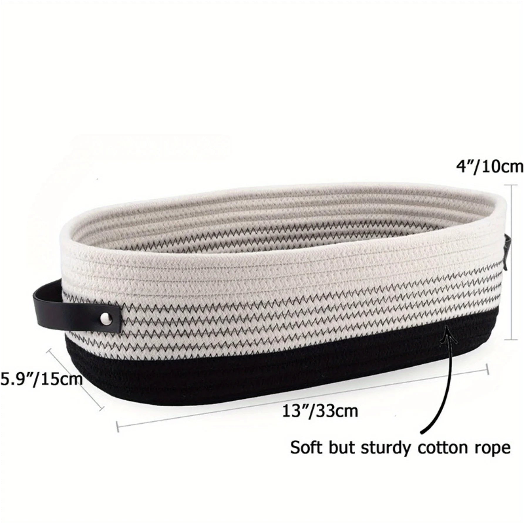 Oval Woven Bathroom Storage Basket, Multifunctional Desktop Organizer, Toilet Paper Holder, Toy Storage Basket Zpaxo