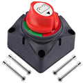2 Position Battery Disconnect Switch 2 Pin Knob Switch Battery Isolator Switch Second Gear Anti-Leakage Protection Zpaxo Style A