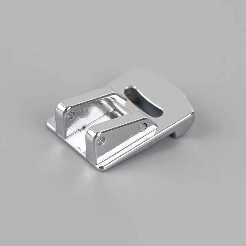 Silver Rolled Edge Presser Foot – Stainless Steel Sewing Foot Sewing Presser Foot Zpaxo