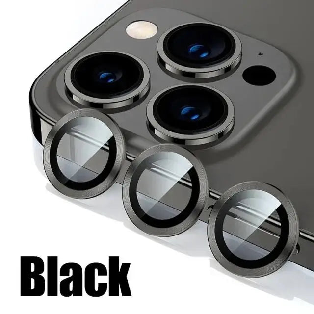 Metal Lens Protector Iphone 16 15 14 13 Max Ring Glass PM Mini Camera Zpaxo Black 15 Pro or 15 Promax
