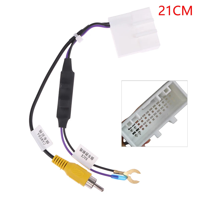 24-Pin Car Reverse Camera RCA Video Output Adapter Cable