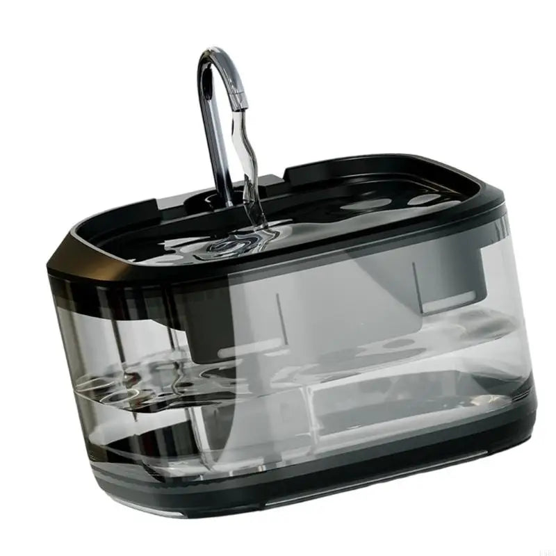 Quiet Pet Drinking Fountain Stainless Steel Design Automatic