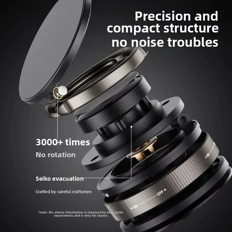 Vacuum Magnetic Phone Bracket 360 Adjustment Double Side Suction Cup