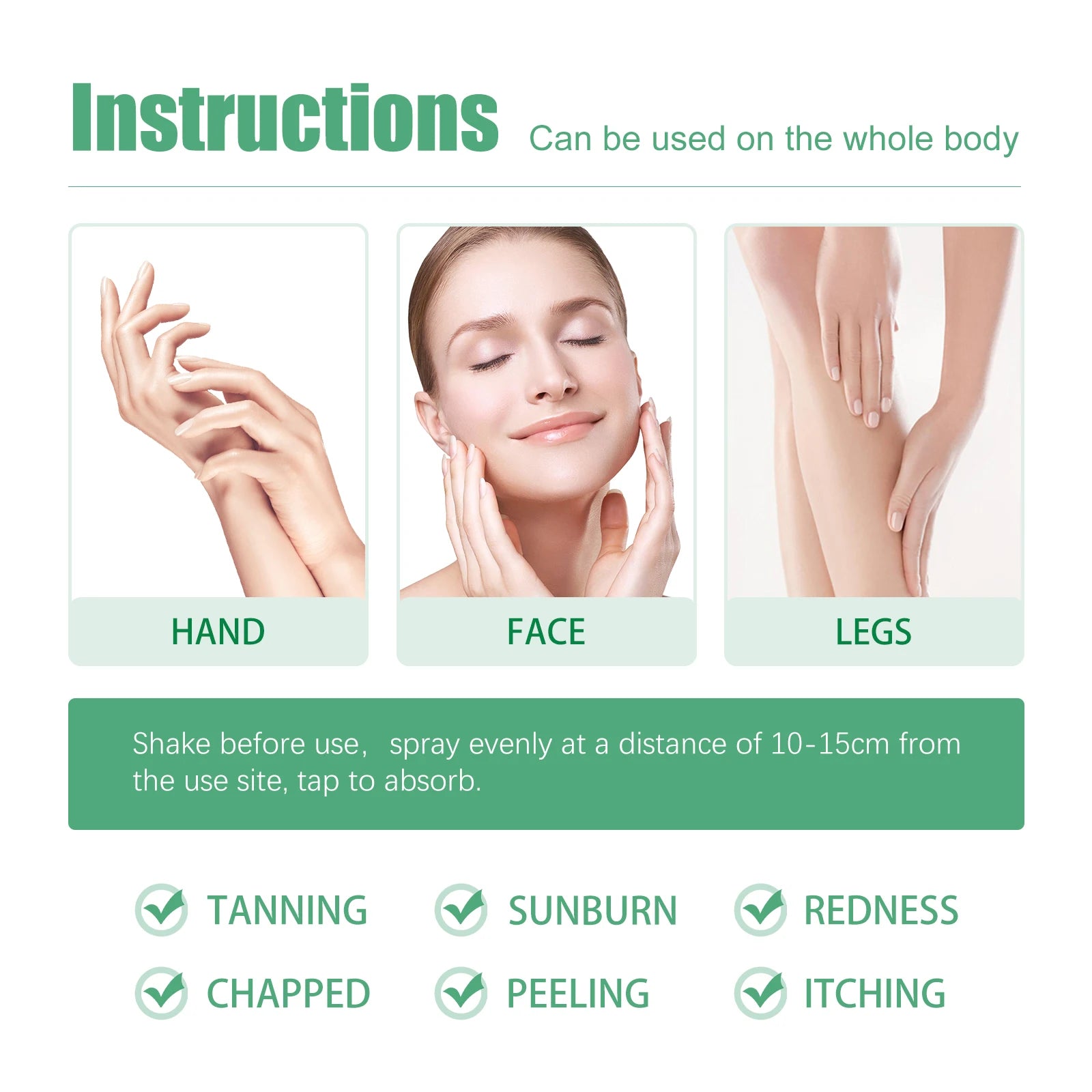 OUOHE Aloe Vera After-Sun Repair Gel Deeply Hydrates and Refreshes the Skin Relieves Post-Sun Redness Repairs and Moisturizes Zpaxo
