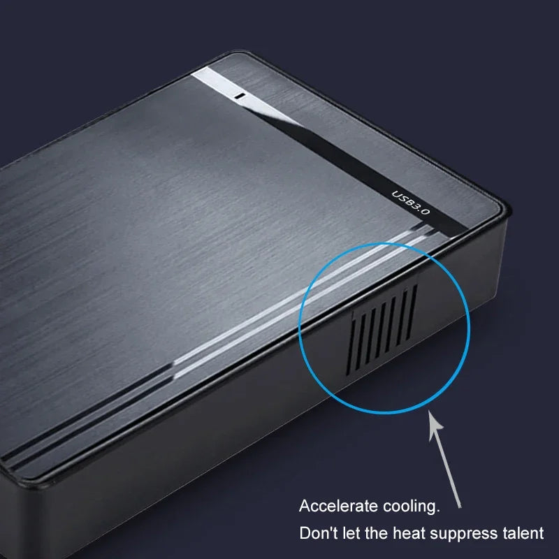 3.5'' HDD Case SATA to USB 3.0 Adapter External Hard Drive Enclosure for 2.5" 3.5" SSD Disk 450Mb/s 10TB HDD Case for PC Laptop Zpaxo