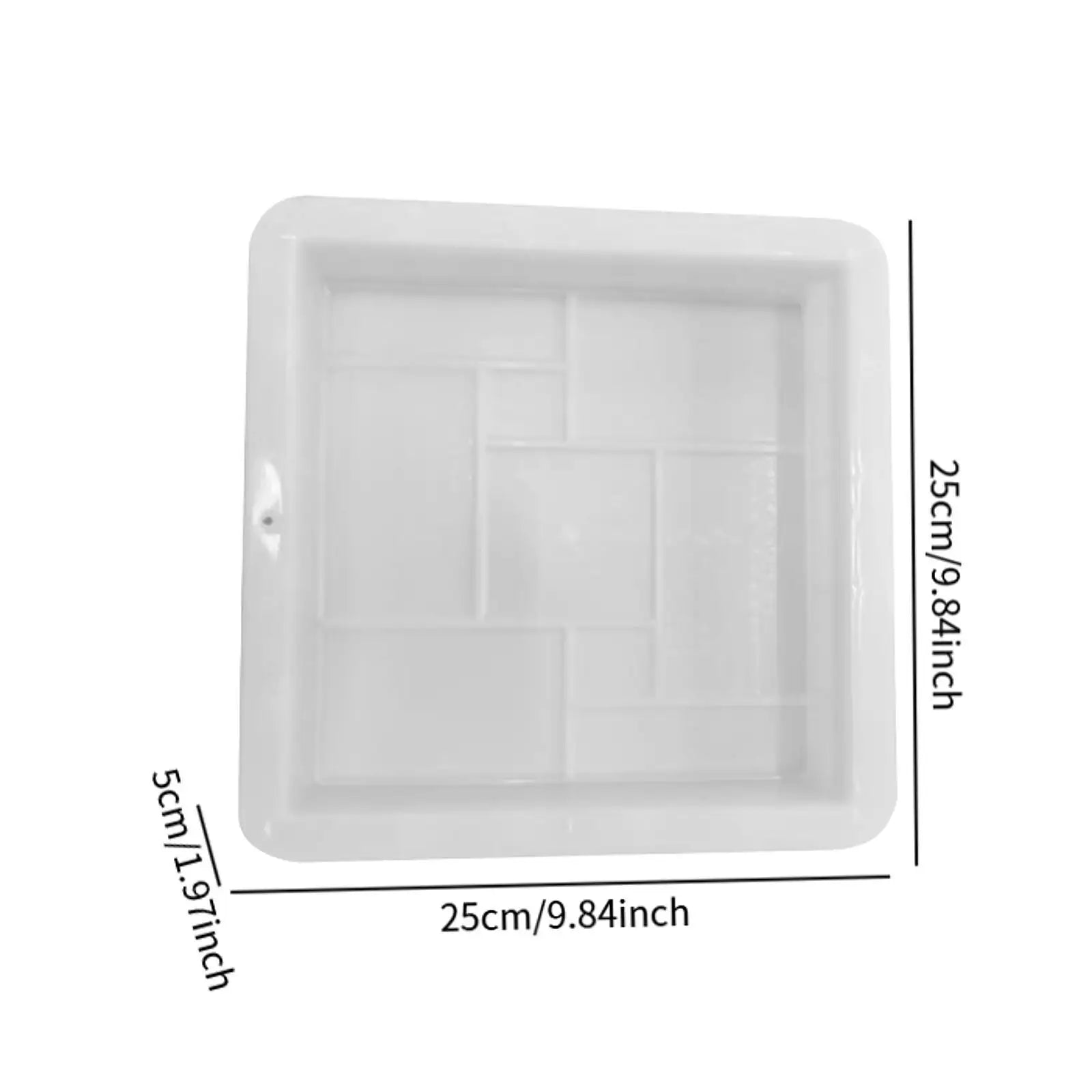 Square Concrete Stepping Stone Mold – DIY Garden Path Paver Concrete Paver Mold Zpaxo