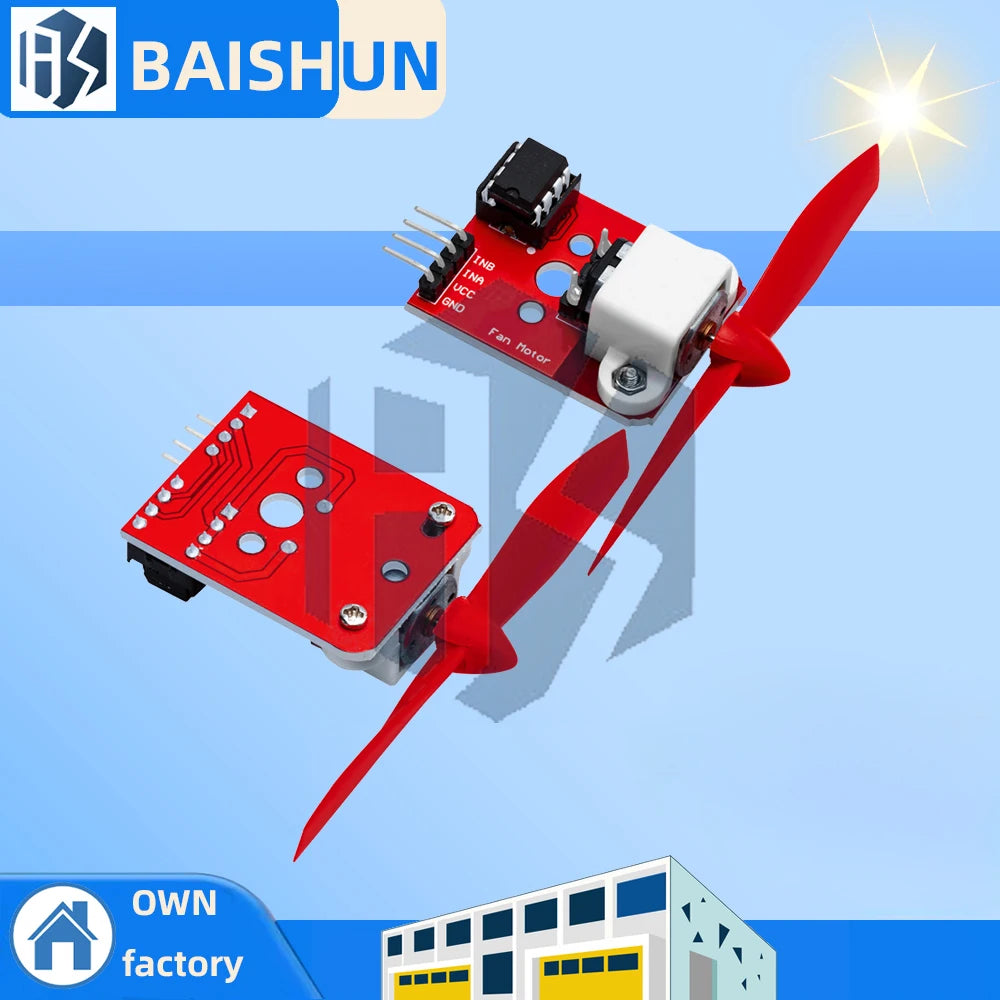 L9110 Fan Driver Module for Arduino, Robot Cooling & DIY Electronics (1-5Pcs) Zpaxo