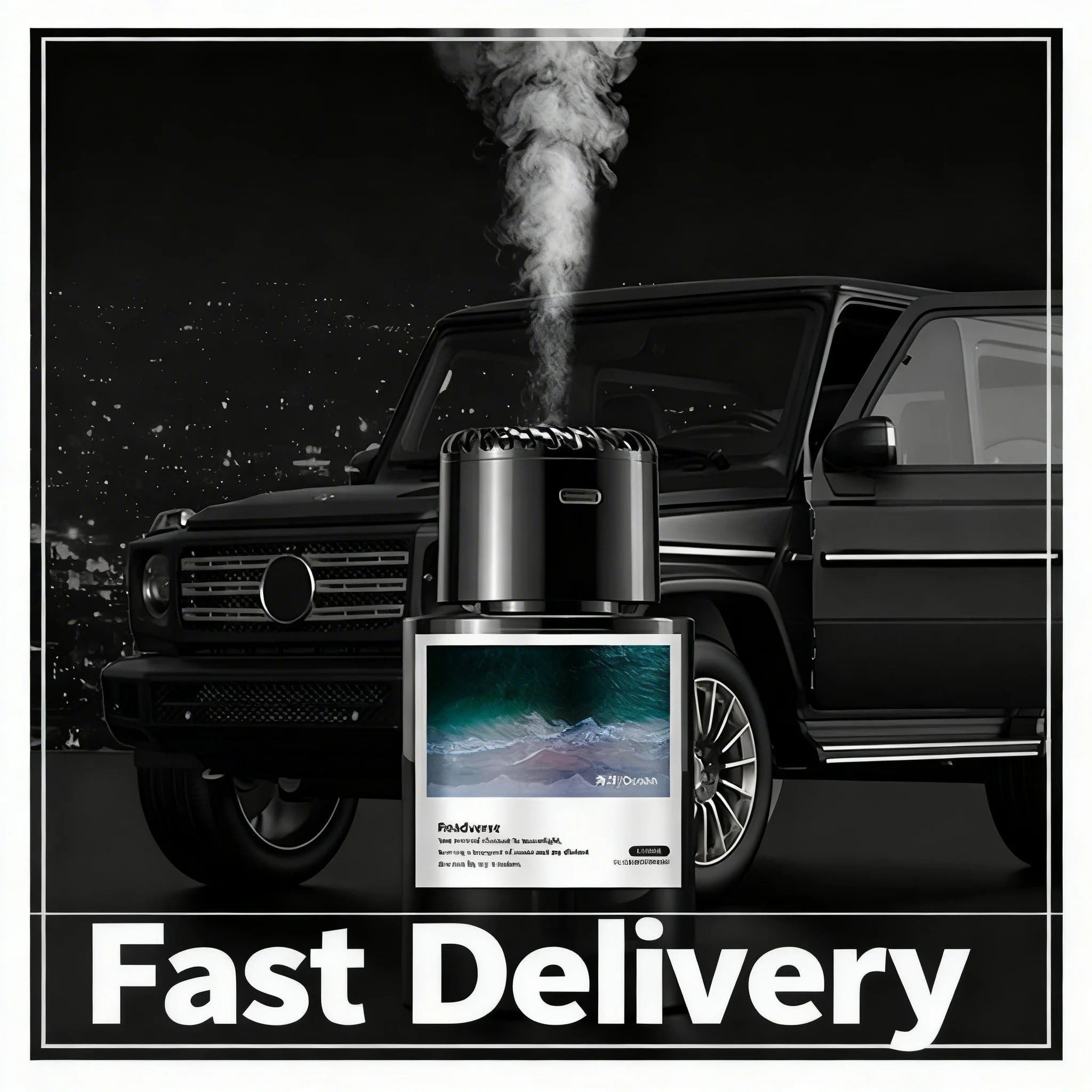 Smart Car Diffuser with Starry Sky Projector – 120ml Car Air Diffuser Zpaxo