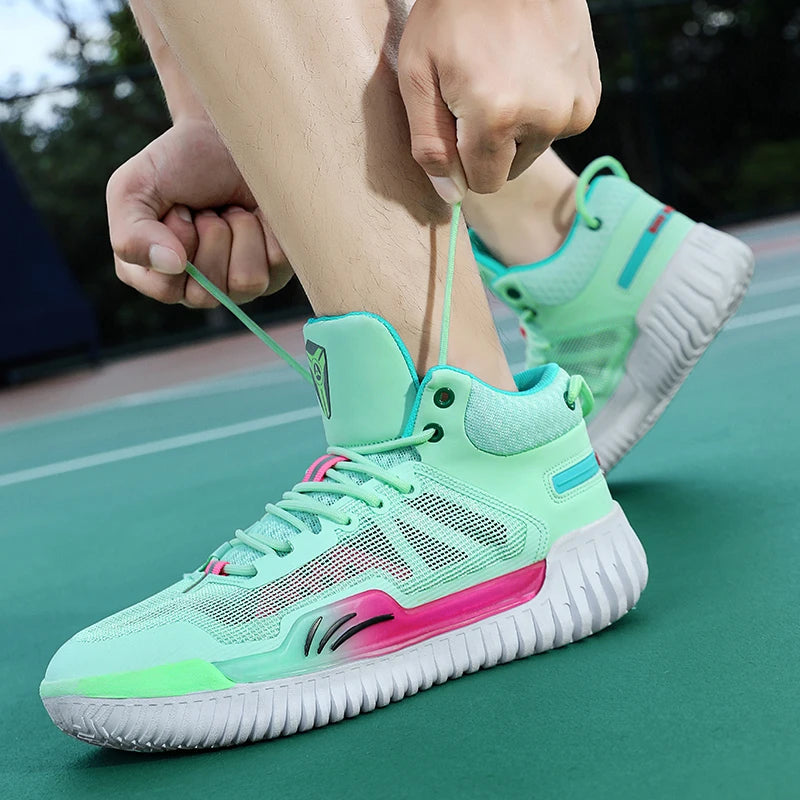 Men's Basketball Shoes Breathable Cushioning Non-slip Wearable Runing