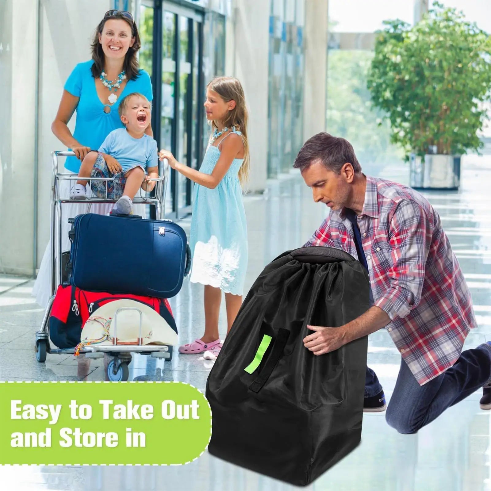 Baby Stroller Travel Bag Waterproof Oxford Cloth Dust Organizer Heavy