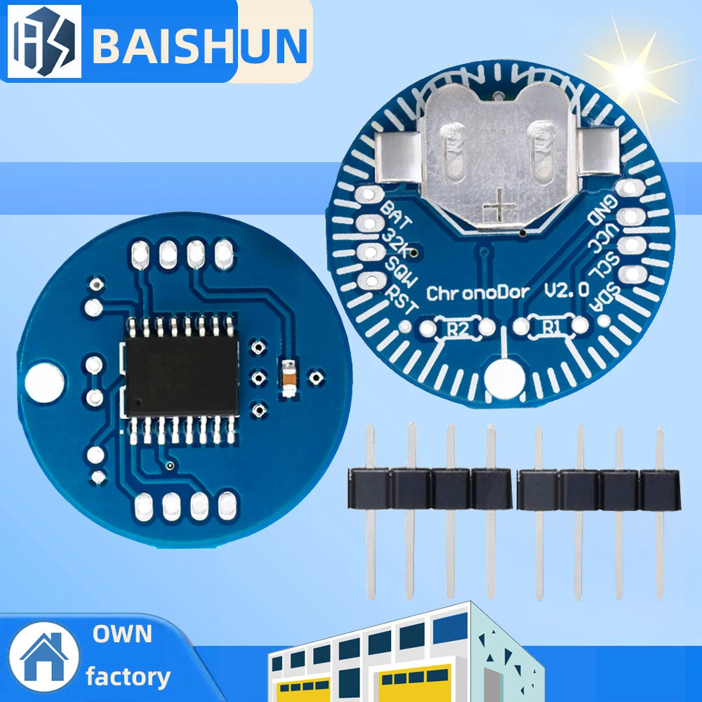 DS3231sn ChronoDot V2.0 RTC Module - High-Precision I2C Real-Time Clock for Raspberry Pi/Arduino (with Memory Backup) Zpaxo DS3231sn