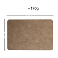 Table Mat 1.8MM PVC Pads Rectangular Table Mats Waterproof Desk Mat Anti Oil and Scald Resistant Table Mat Gastropub Bistro Zpaxo D 1pc