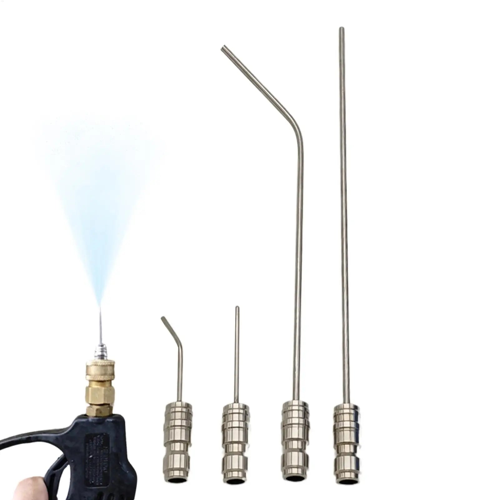 4-Piece Stainless Steel High-Pressure Washer Nozzle Kit Pressure Washer Nozzle Zpaxo