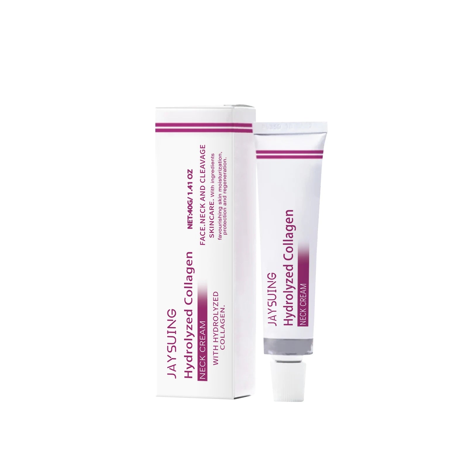 Hydrolyzed Collagen Neck Cream – Firm, Lift & Reduce Wrinkles Neck Firming Cream Zpaxo 40g 40g