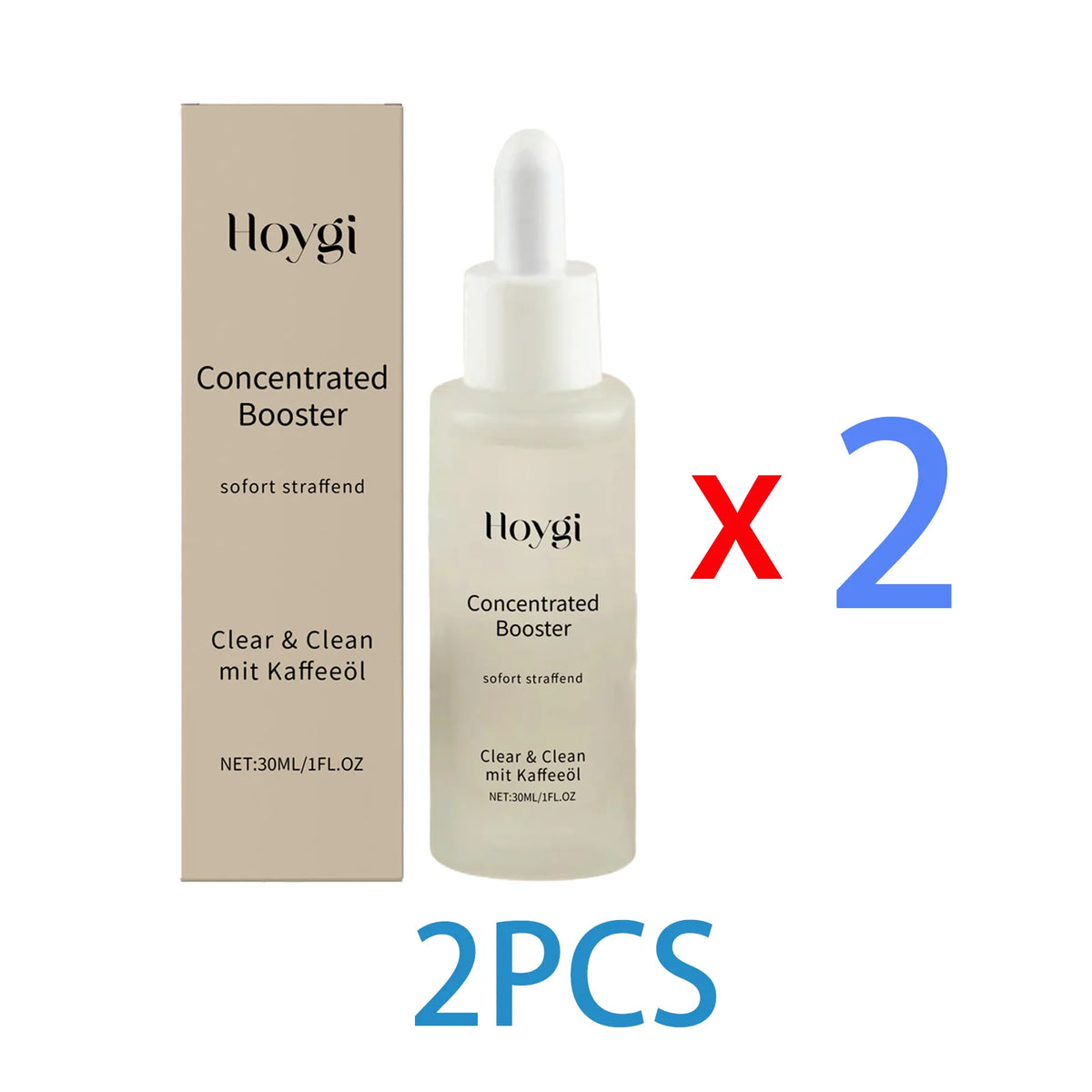 Hydrating Lifting Facial Serum for Dry Sensitive Skin Brightening Face Essence with Coffee Seed Oil Soft Smooth Non Greasy 30ml Zpaxo 2PCS Bestie Pack