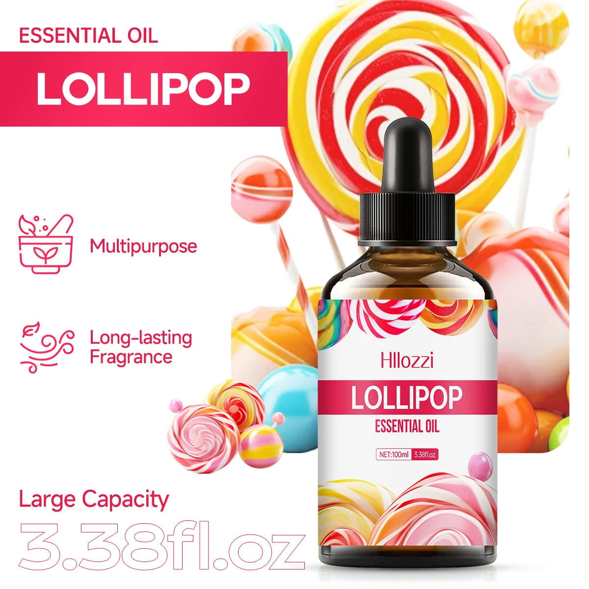 LOLLIPOP ESSENTIAL OIL High-quality Moisturizing Nourishing Massage Zpaxo