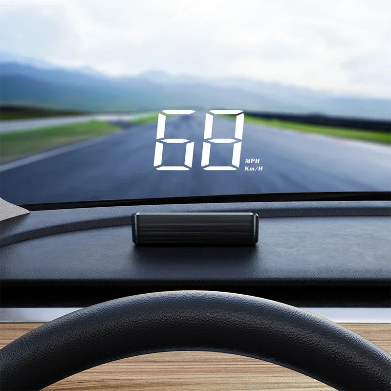 Car Speedometer HUD GPS Head Up Display Digital Speed Meter Windshield Projector For Vehicles Truck Auto Electronics Accessories Zpaxo